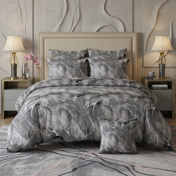 MARBLE Comforter Set- 7 Pcs
