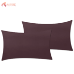 Plum Dyed Pillow Covers