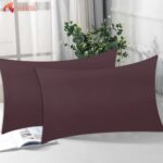 Plum Dyed Pillow Covers